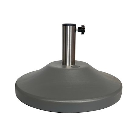 Us Weight Premium Prefilled Umbrella Base for Patio, 50 lbs, Grey FUB50G
